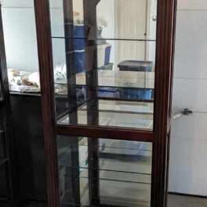Bombay Company Curio Cabinet Display Set of 2 Like New! (ID: 2252)